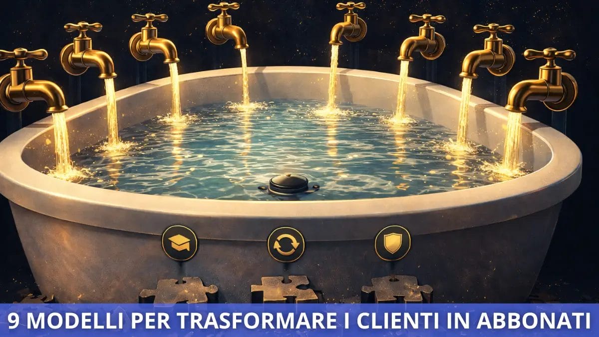 copertina - i 9 modelli di ricavo ricorrente e trasformare i clienti in abbonati