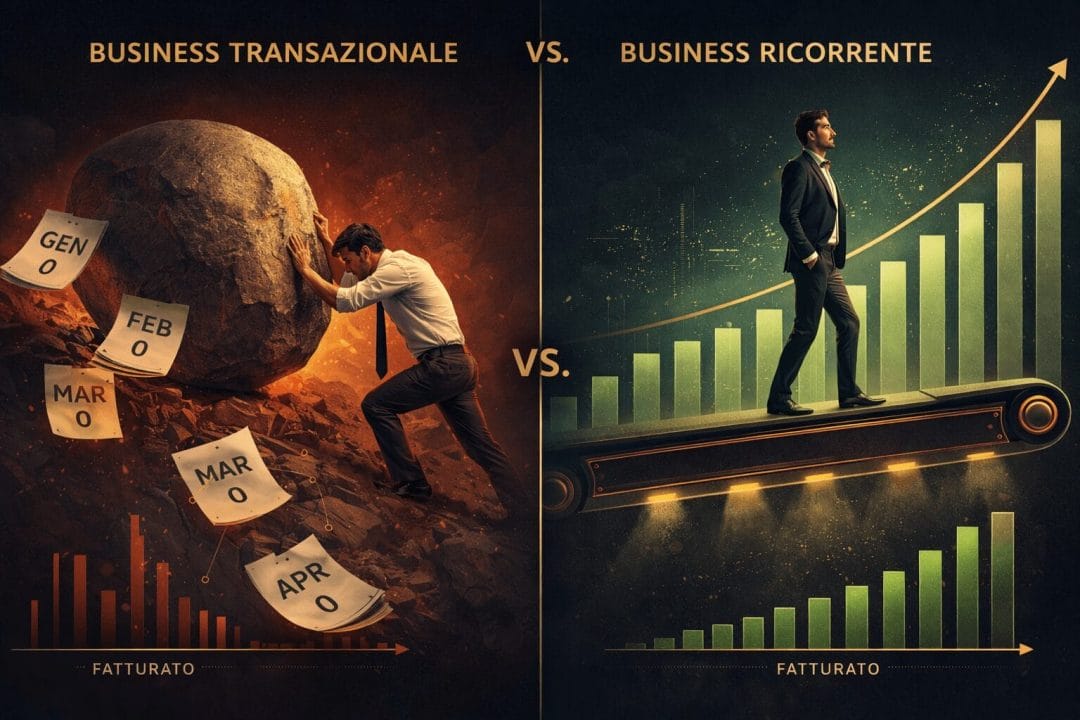 Business transazionale vs business ricorrente - confronto